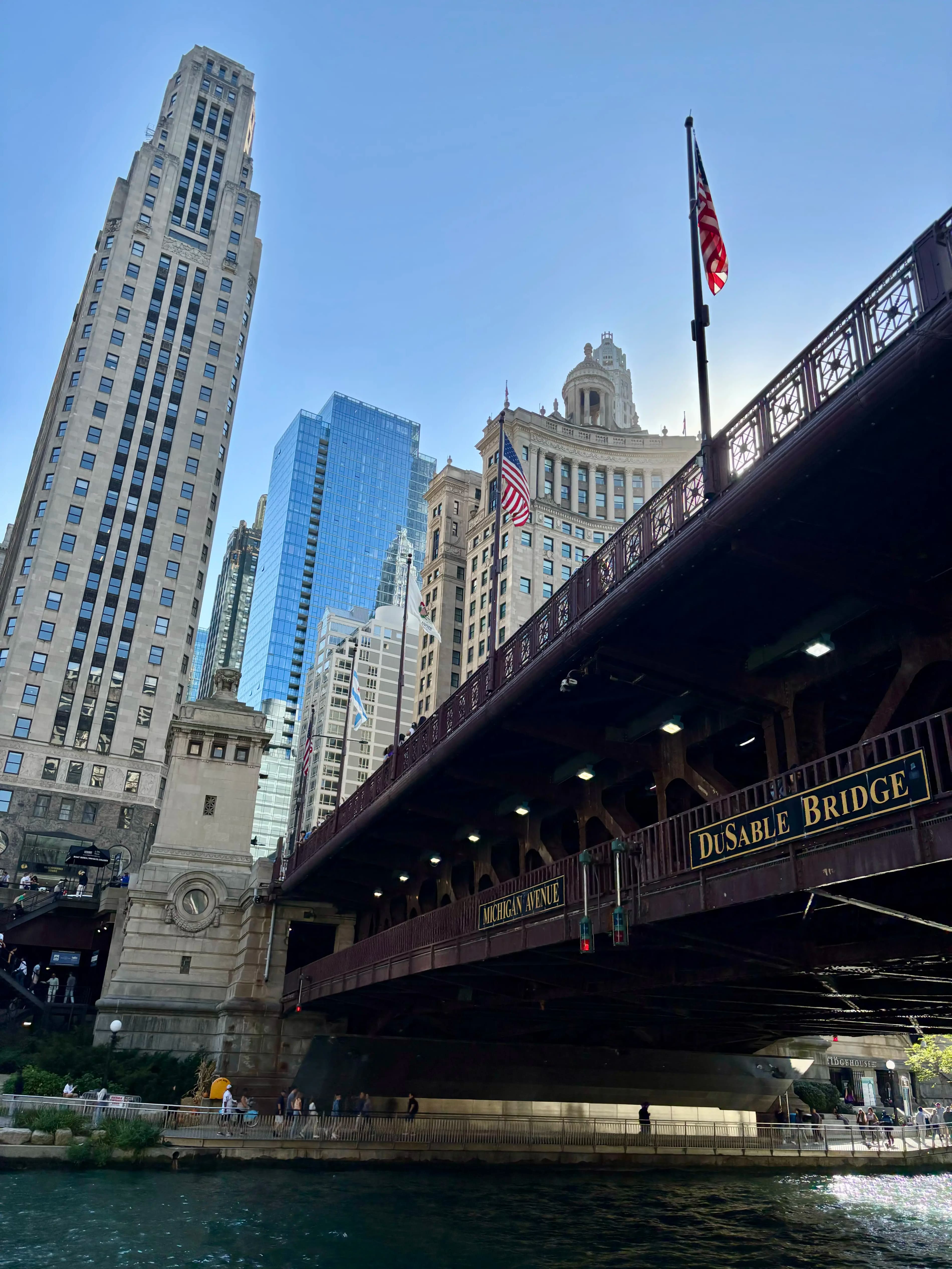 michigan ave chicago bridge